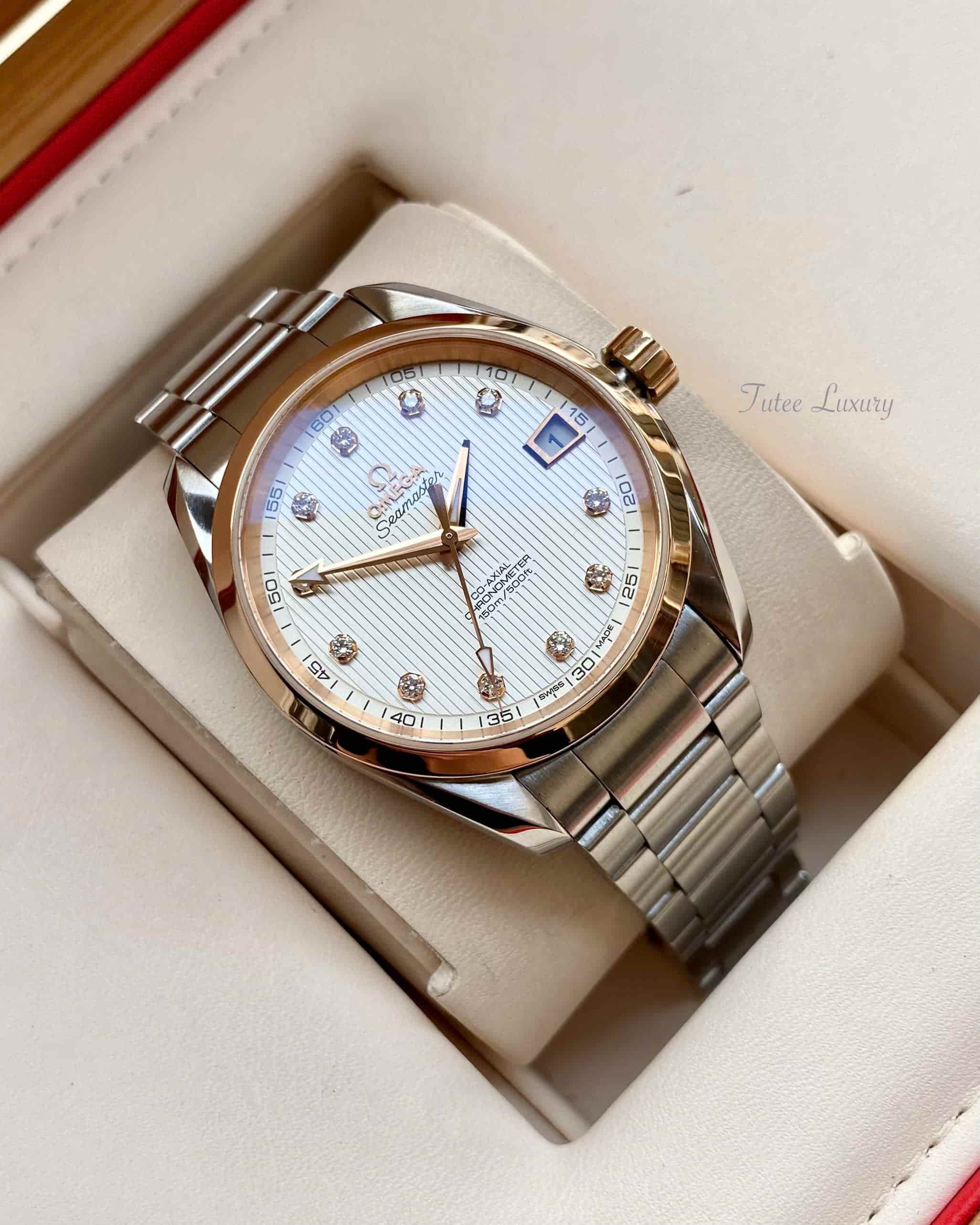 Omega Co-Axial Seamaster Aqua Terra Diamond 8500 231.20.39.21.52.003 38.5mm