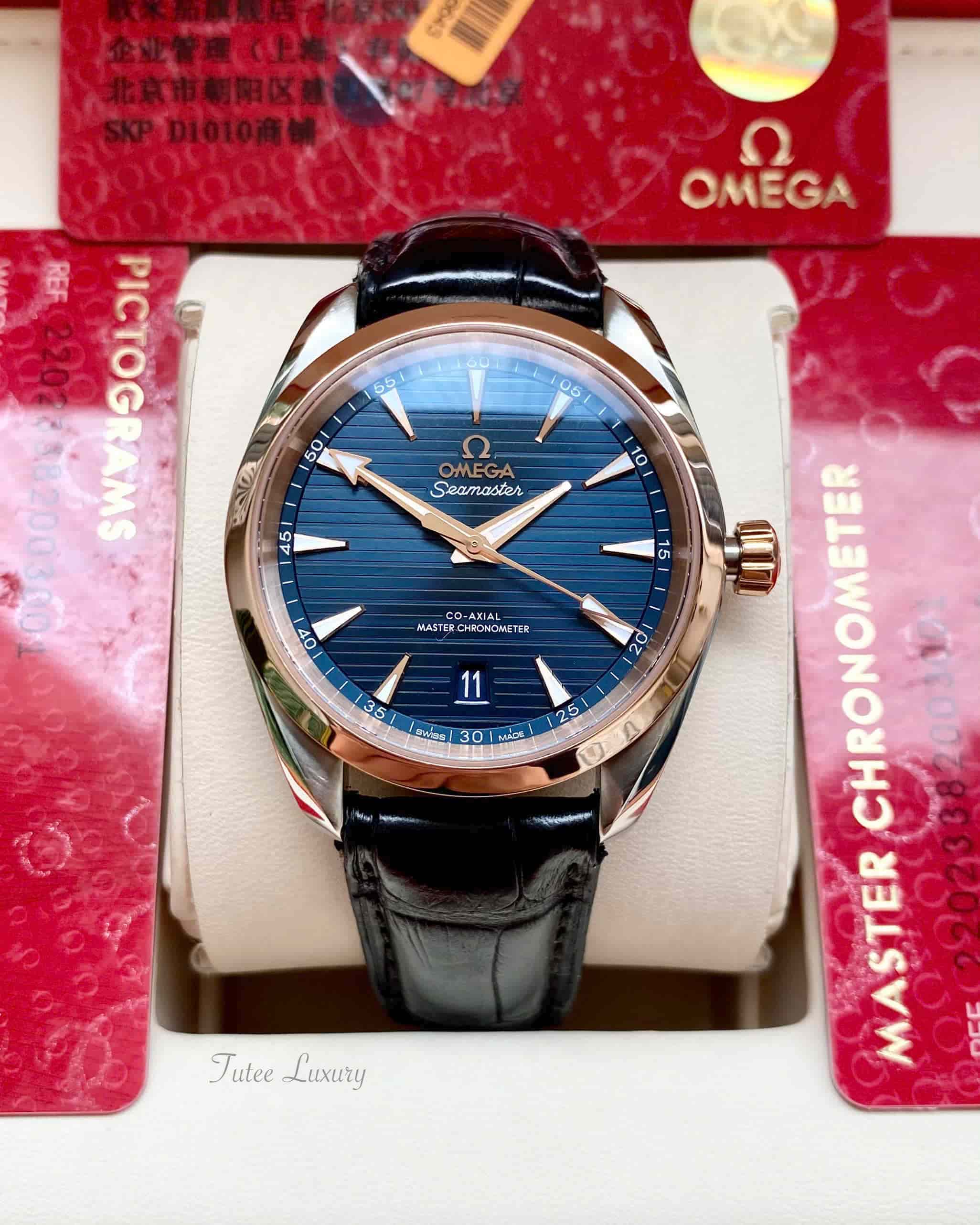 Omega Seamaster Aqua Terra Co-Axial Blue 220.23.38.20.03.001