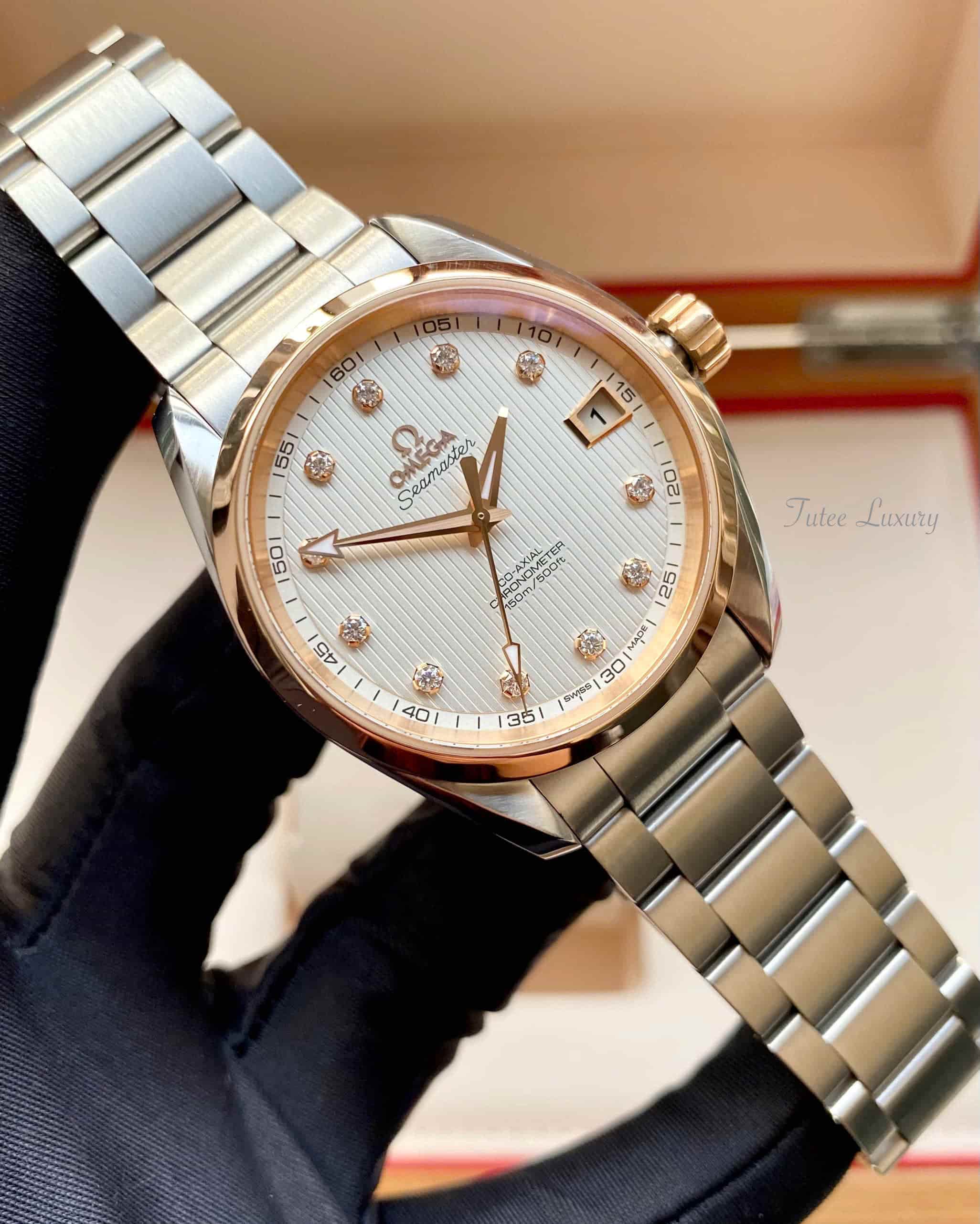 Omega Co-Axial Seamaster Aqua Terra Diamond 8500 231.20.39.21.52.003 38.5mm