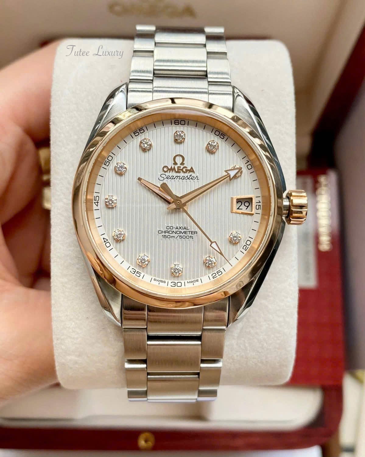Omega Co-Axial Seamaster Aqua Terra Diamond 8500 231.20.39.21.52.003 38.5mm