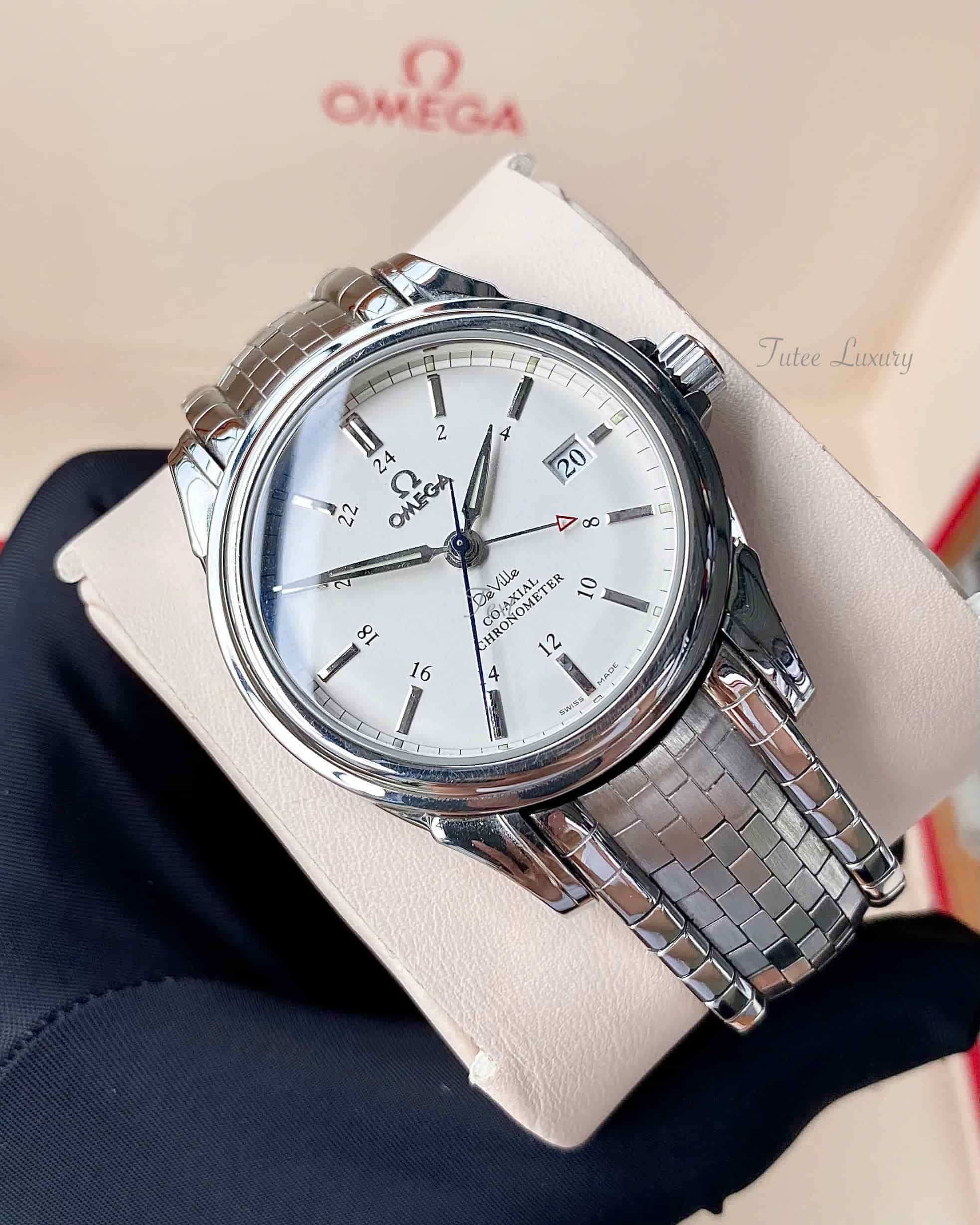 Omega Deville Co-axial GMT 4833.31.32