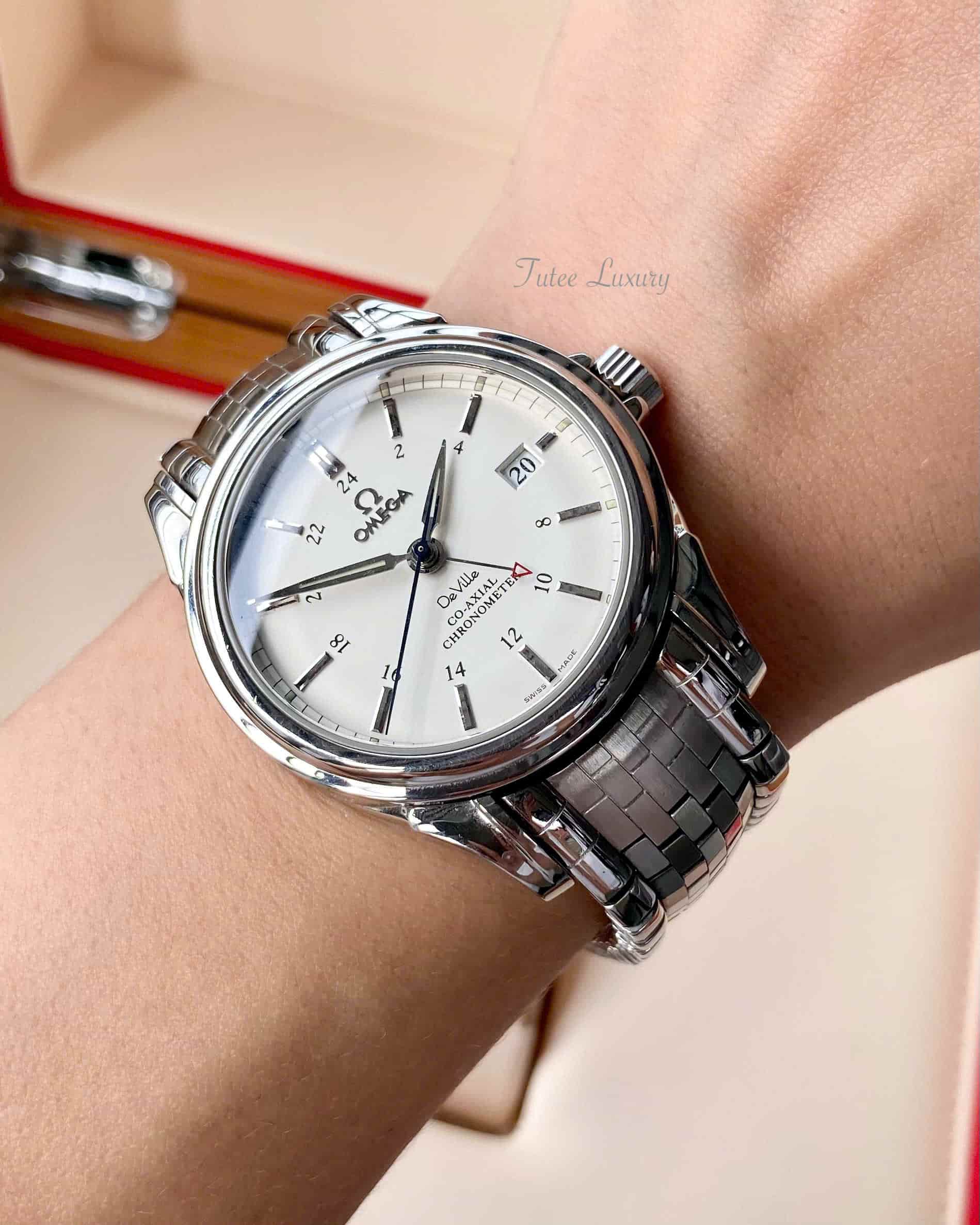 Omega Deville Co-axial GMT 4833.31.32