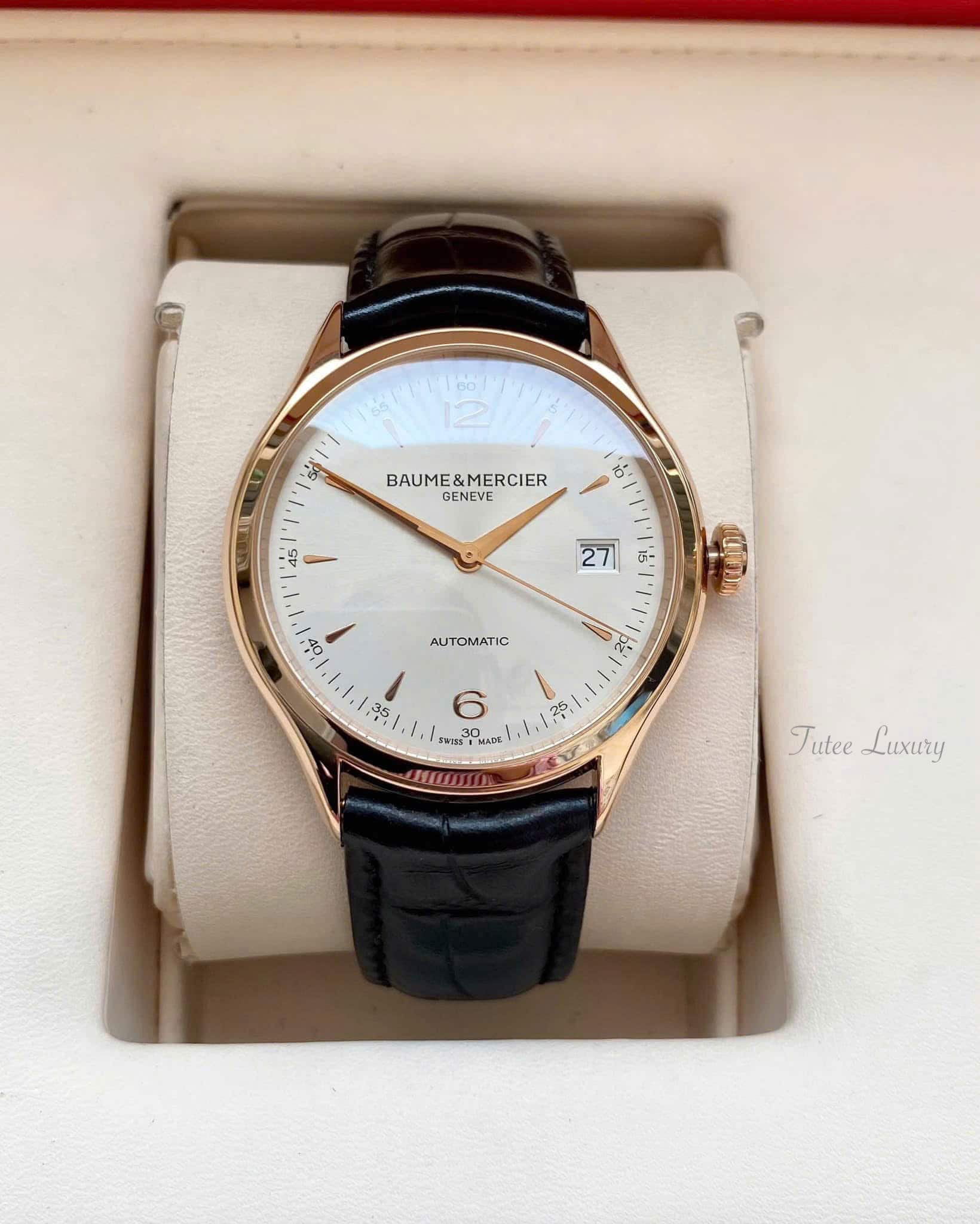 Baume &amp; Mercier Clifton 18K Rose Gold Automatic MOA10058