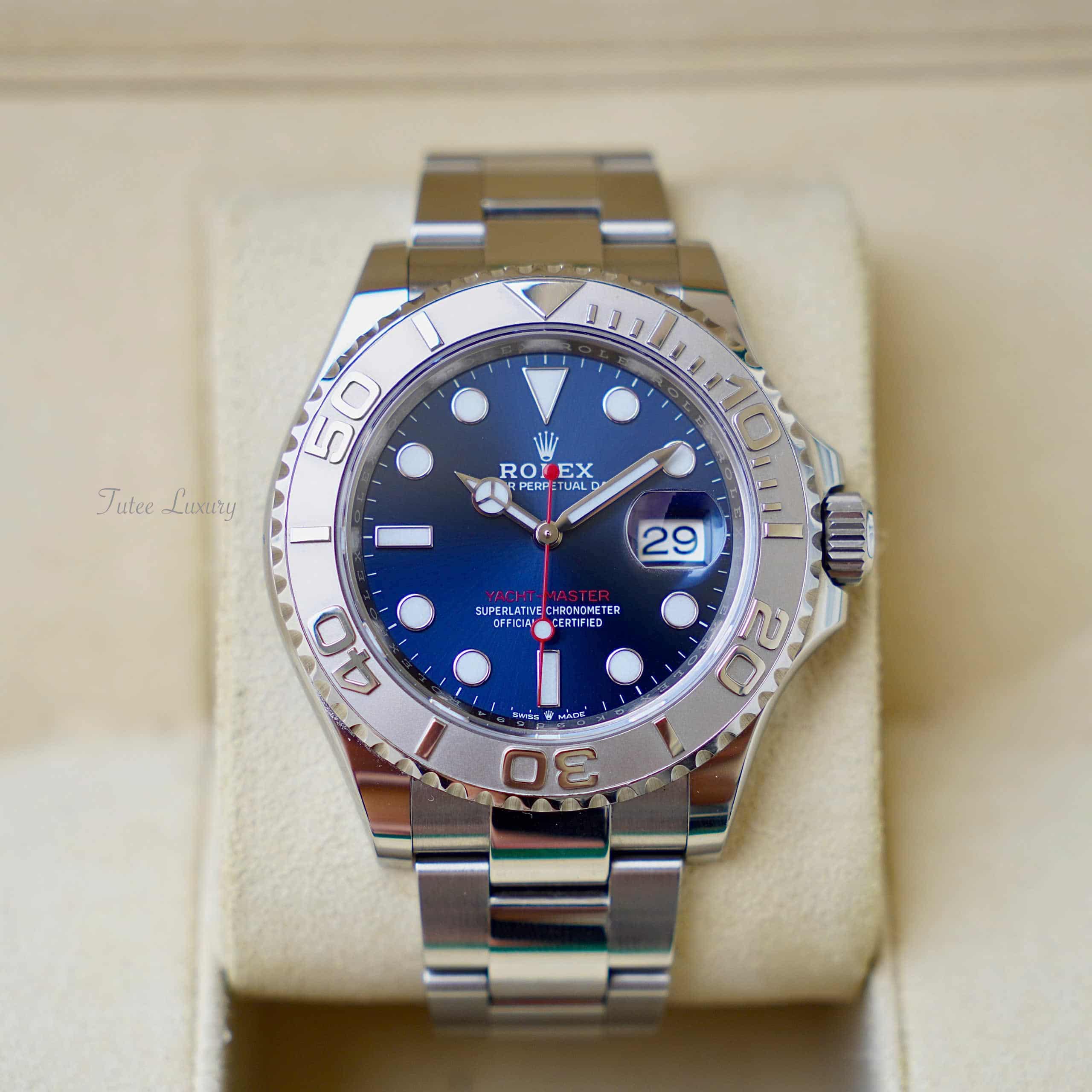 Rolex Yacht-Master 40 Platinum Bezel 126622-0002