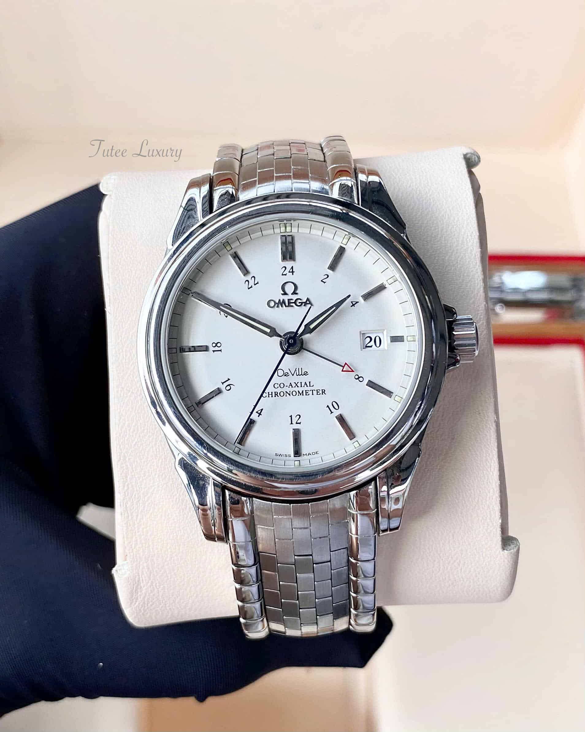 Omega Deville Co-axial GMT 4833.31.32