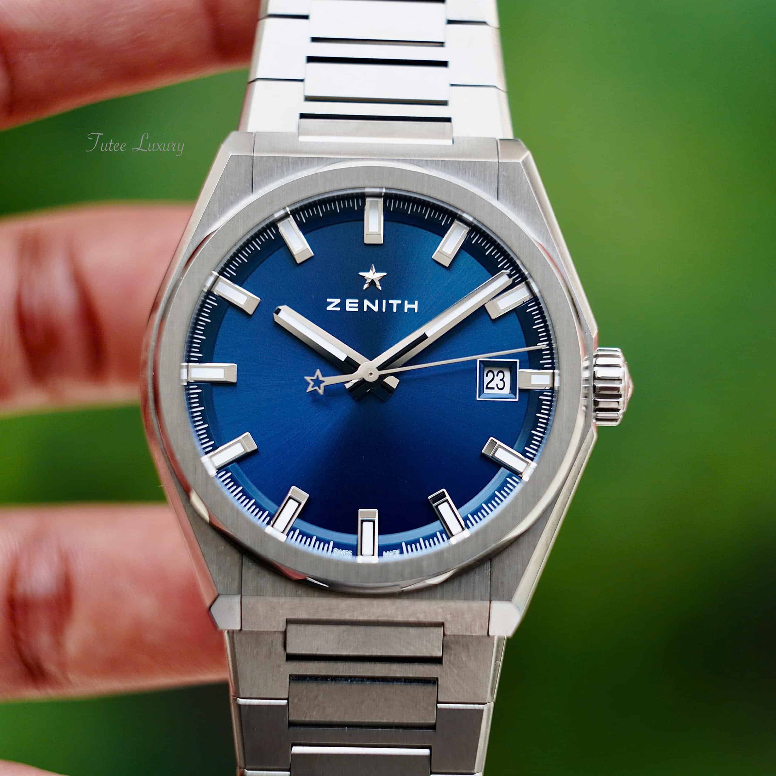 Zenith Defy Classic Blue Titanium 95.9000.670/51.M9000 Watch 41mm