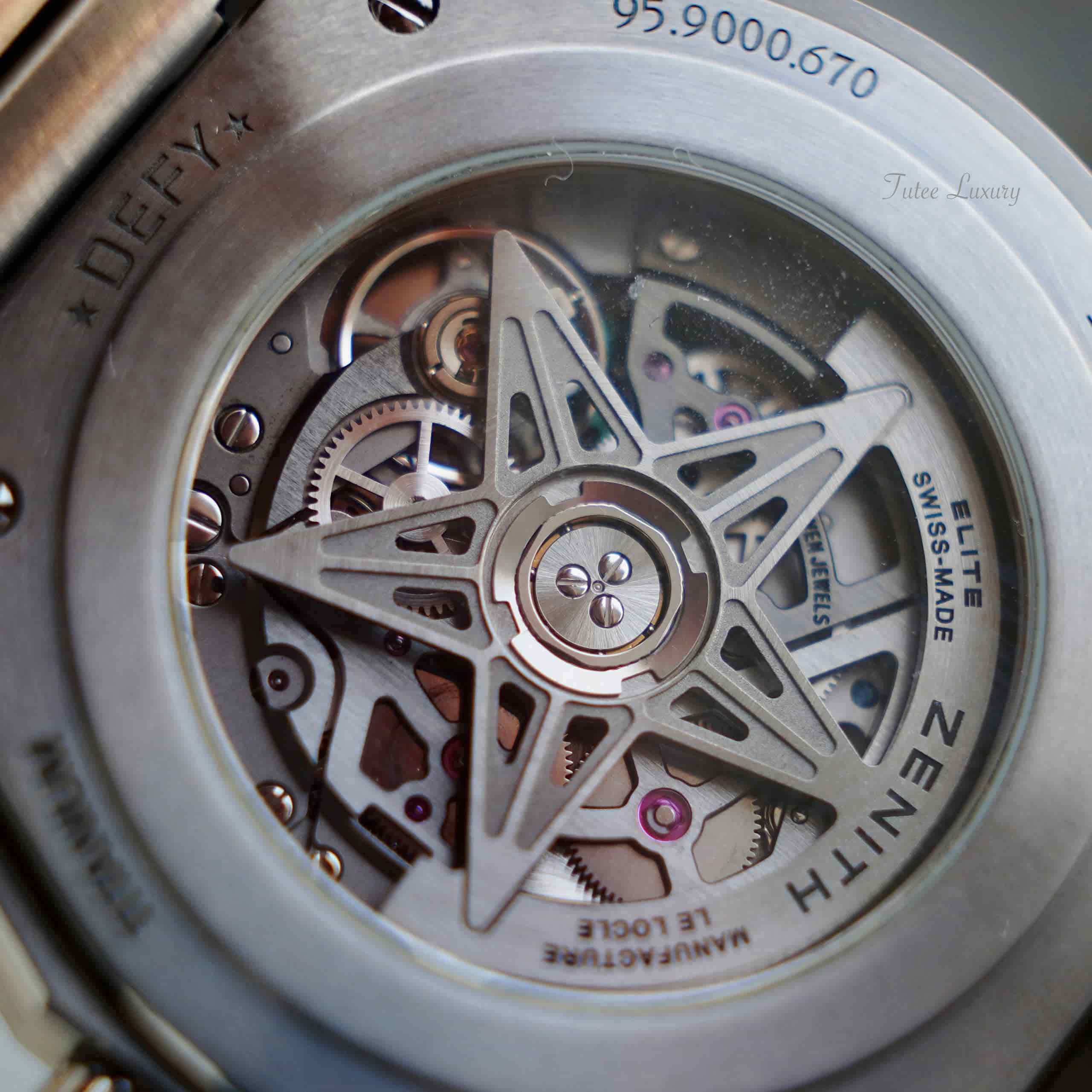 Zenith Defy Classic Blue Titanium 95.9000.670/51.M9000 Watch 41mm
