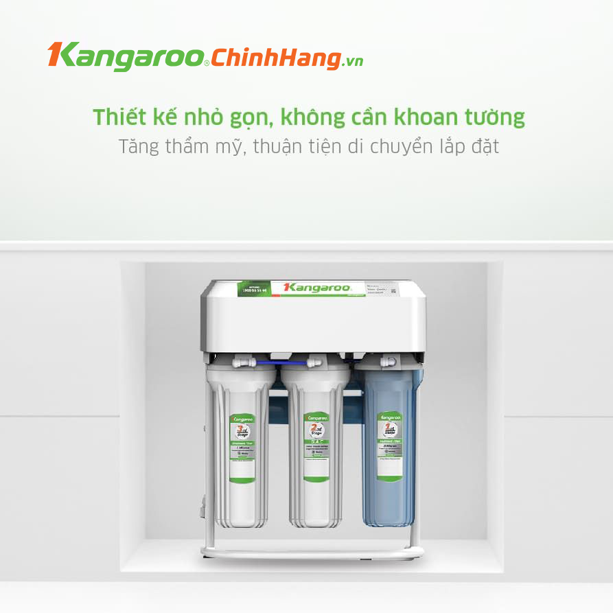 Máy lọc nước Kangaroo KGRP68EC - 6 Lõi Lọc