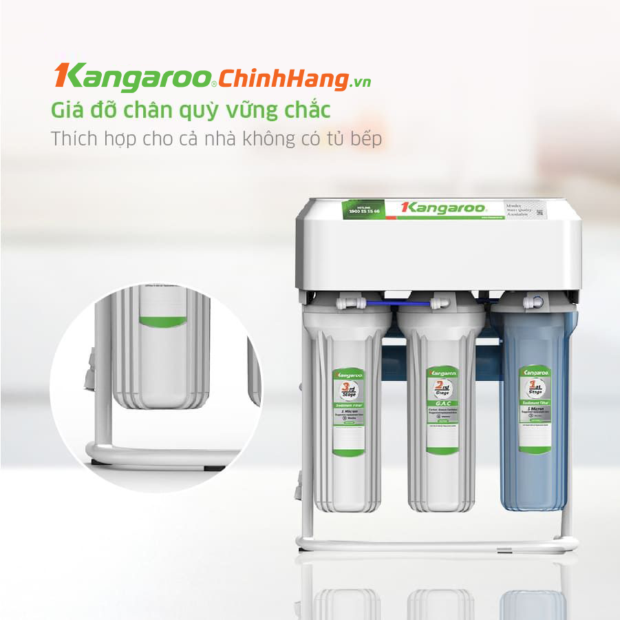 Máy lọc nước Kangaroo KGRP68EC - 6 Lõi Lọc