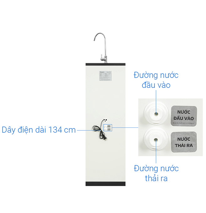 Máy lọc nước Kangaroo KG116i - 10 Lõi lọc - Mẫu Mới 2024