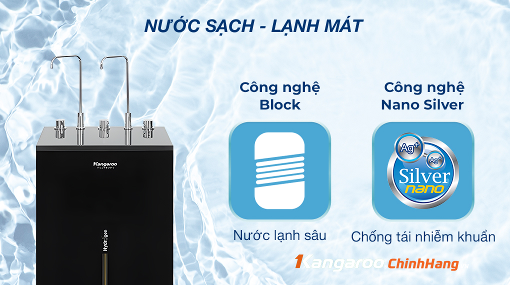 Máy lọc nước nóng nguội lạnh Kangaroo KG10A13 - 10 lõi