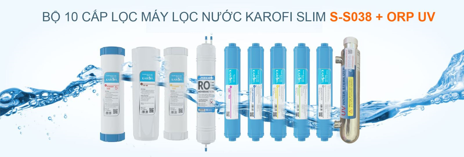 Máy lọc nước Karofi 9 cấp lọc lõi ORP