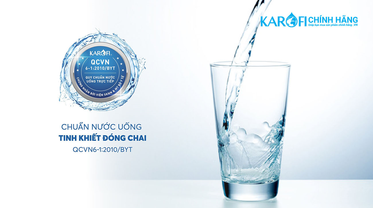 Máy lọc nước nóng lạnh Karofi KAD-D50