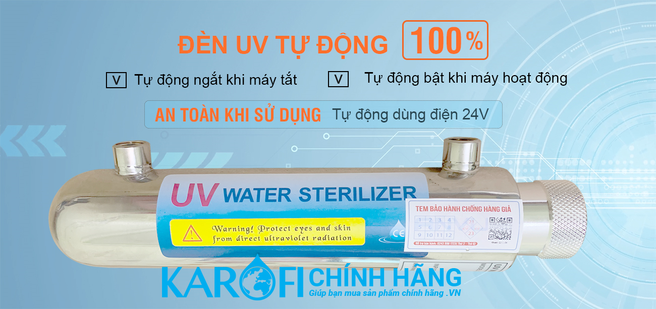 Đèn UV diệt khuẩn Karofi