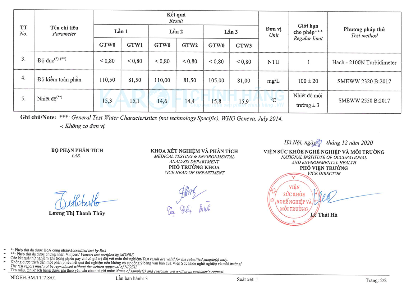 Máy lọc nước Karofi KAQ-U05G - 10 Lõi Mẫu Mới 2024