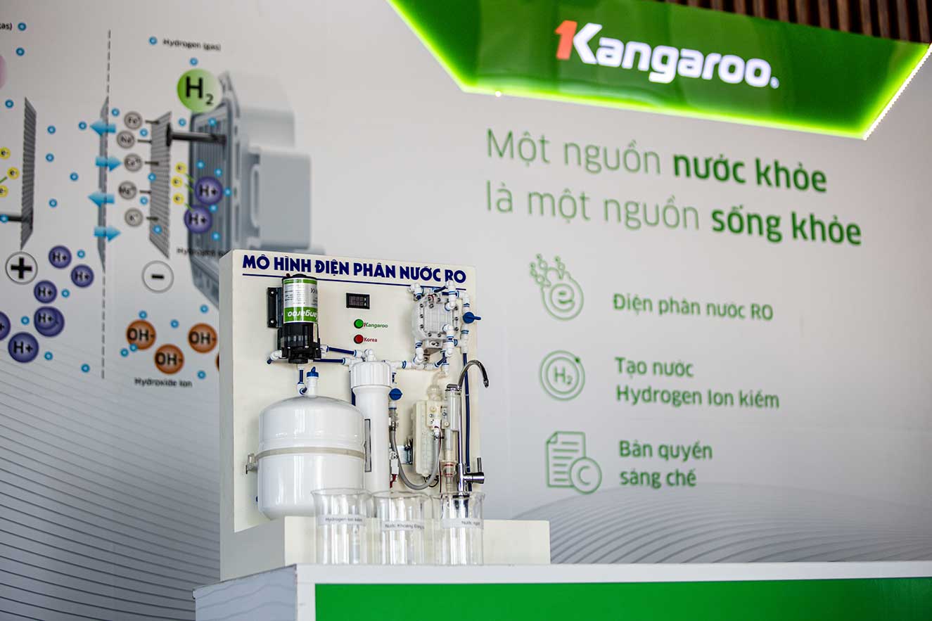 Máy lọc nước Hydrogen Kangaroo giữ thị phần số 1 Việt Nam