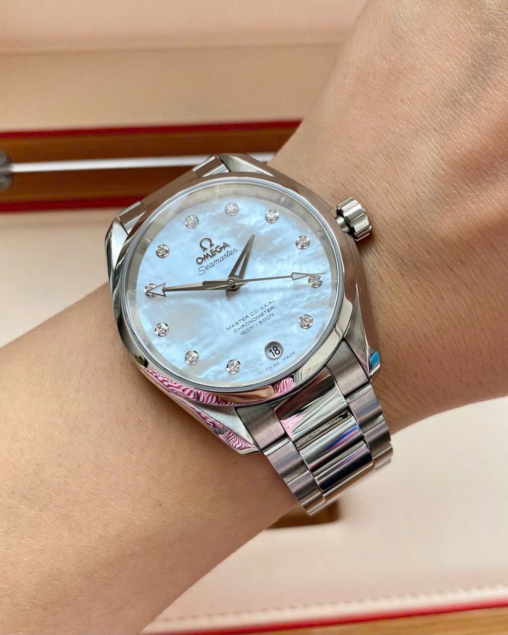 Omega Seamaster Aqua Terra Diamonds Co-axial 231.10.39.21.55.002 23110392155002